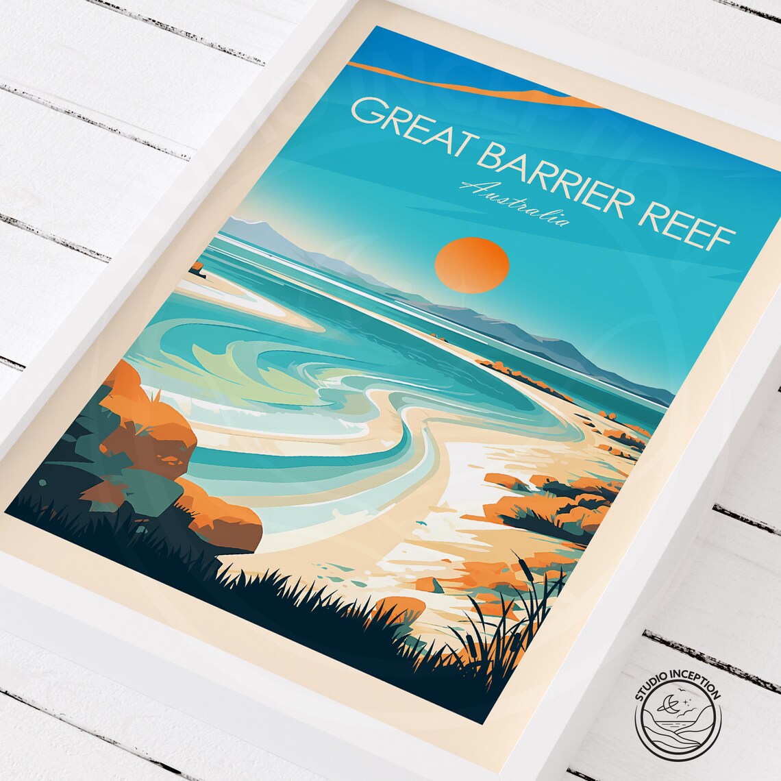 Great Barrier Reef Australia Home Decor Poster - Image 2