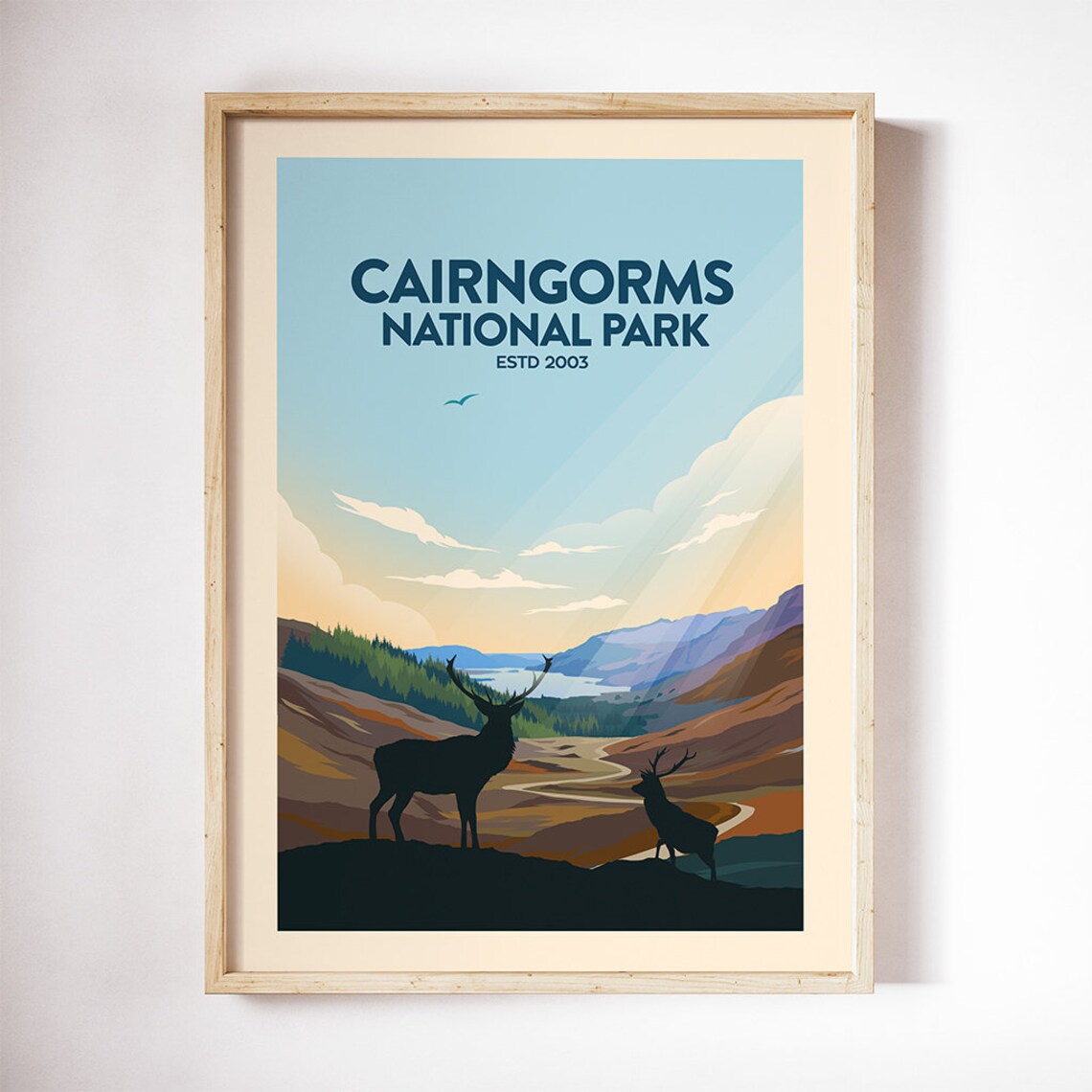 Cairngorms National Park Scotland Poster Art Print - Image 3