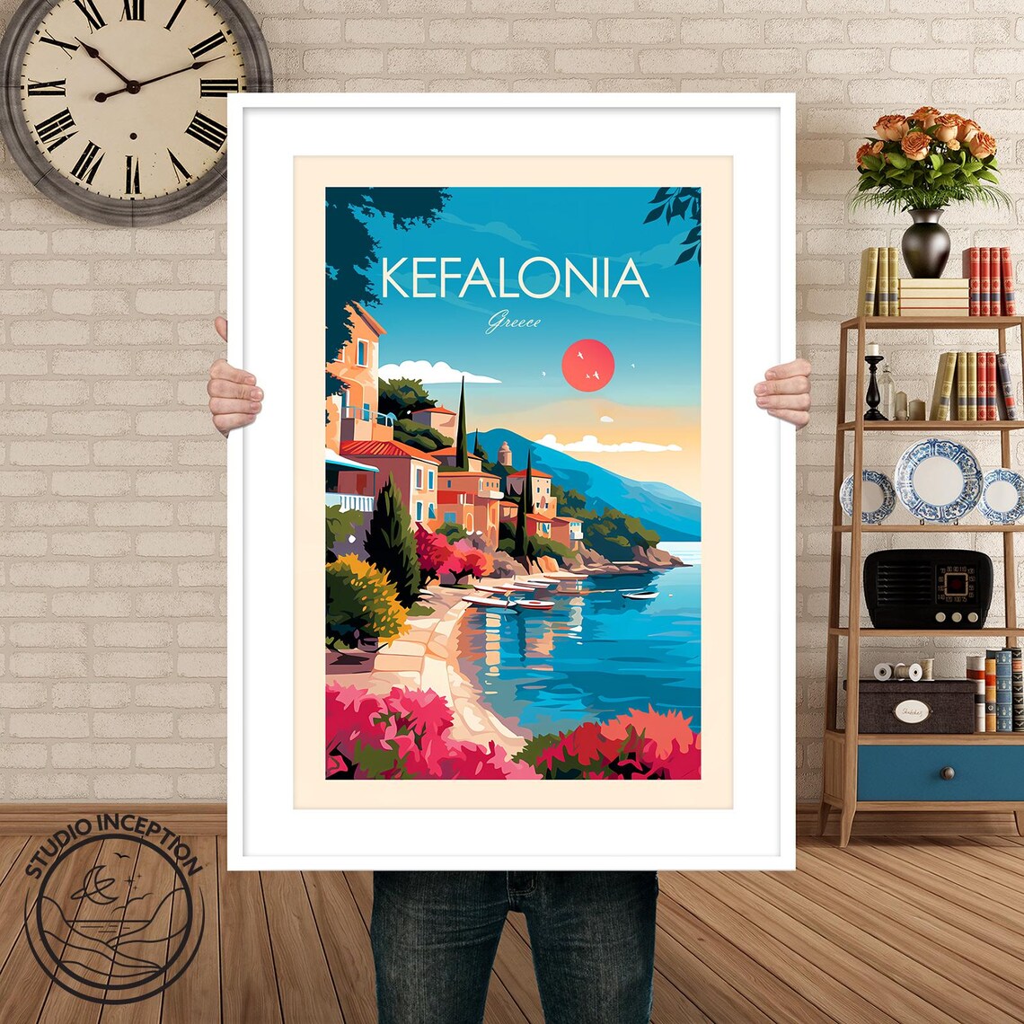 Kefalonia Greece Travel Gift Poster - Image 2