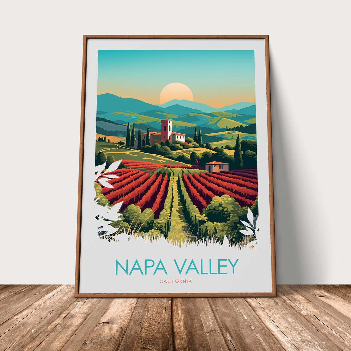 Napa Valley California Vintage Travel Poster Print - Image 3