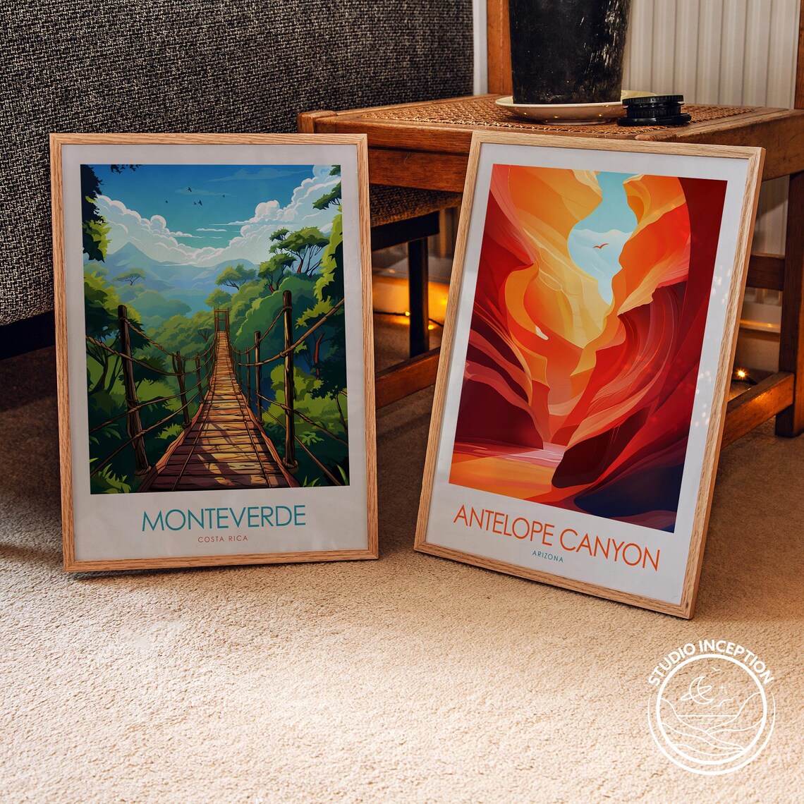 Monteverde Travel Poster, Costa Rica Cloud Forest - Image 3
