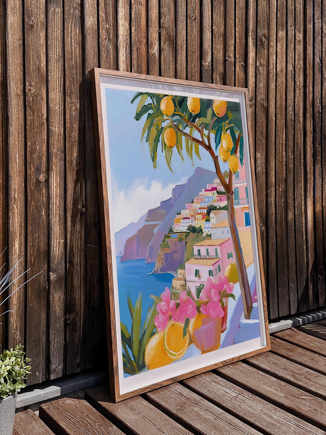 Amalfi Coast Lemon Tree, Italy Summer Wall Art - Image 3