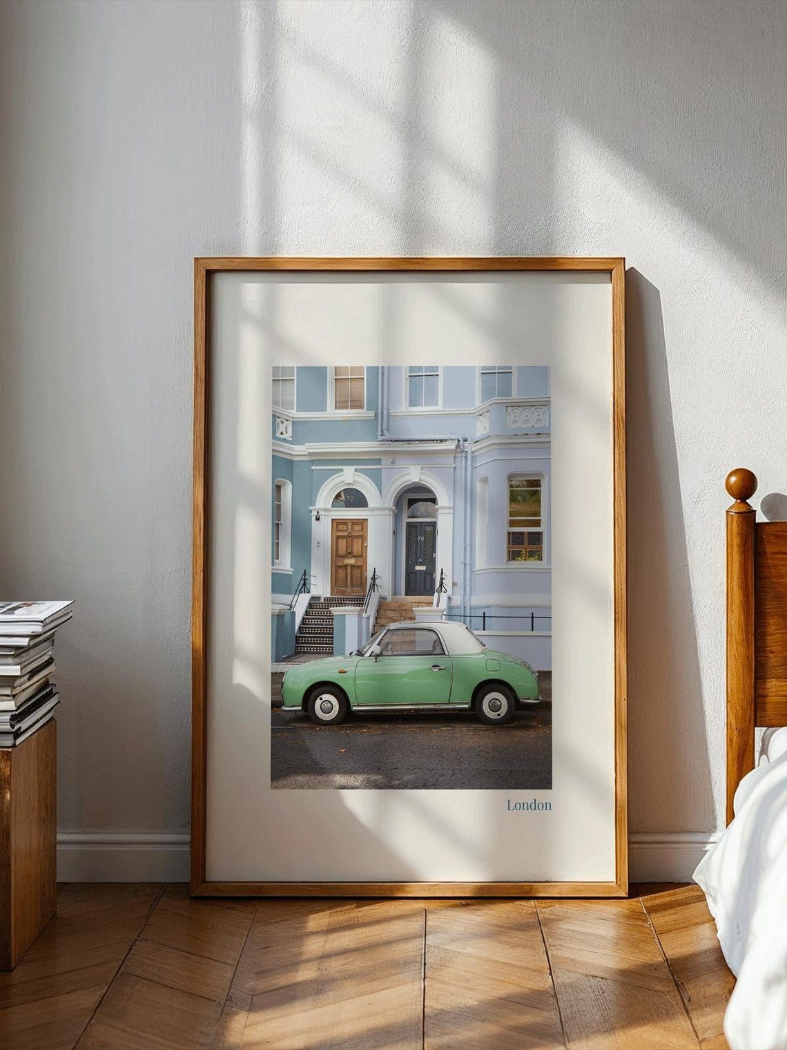 London Car Print, London Architecture Photography
