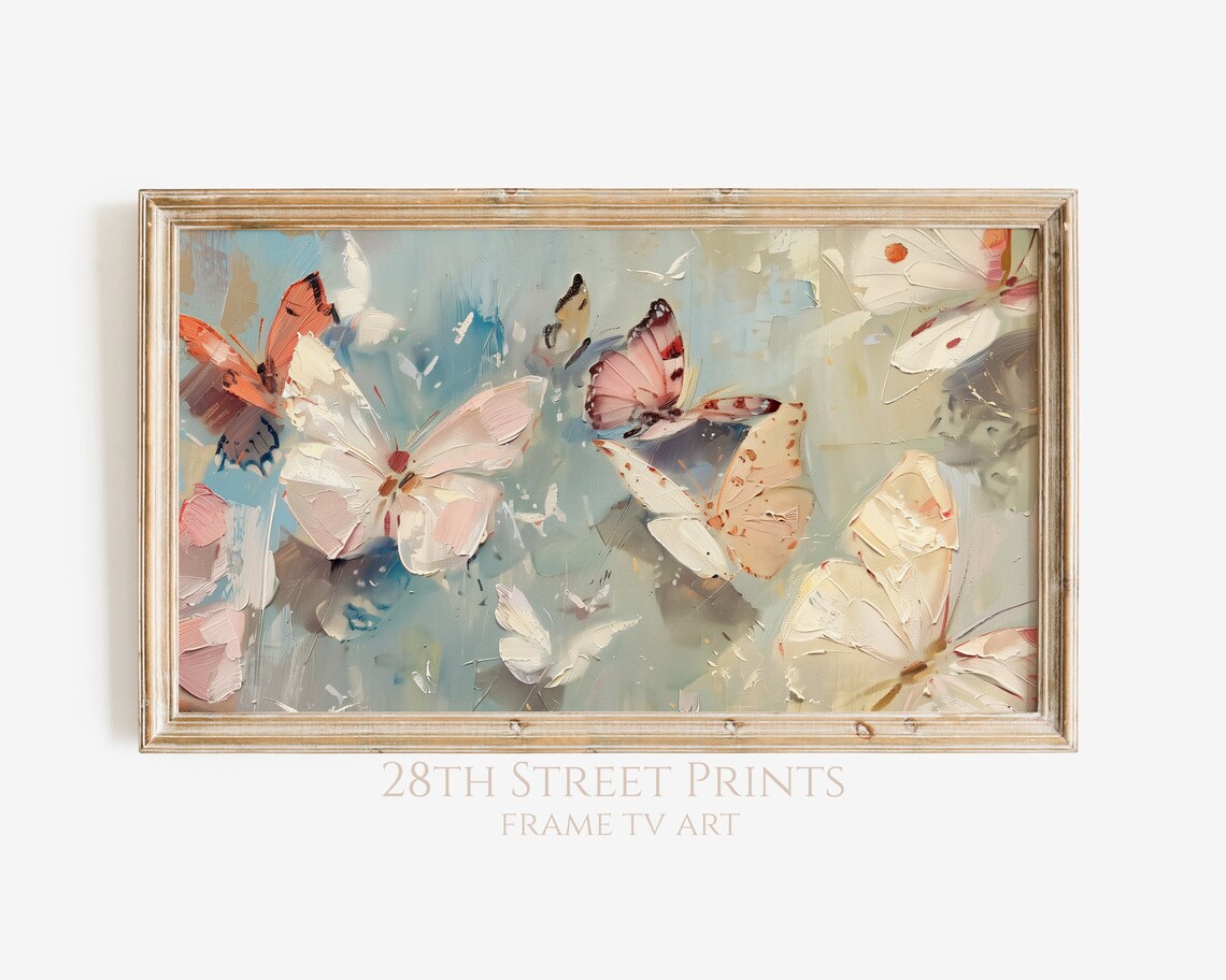 Spring Butterfly Art Print, Seasonal Butterfly Dreams