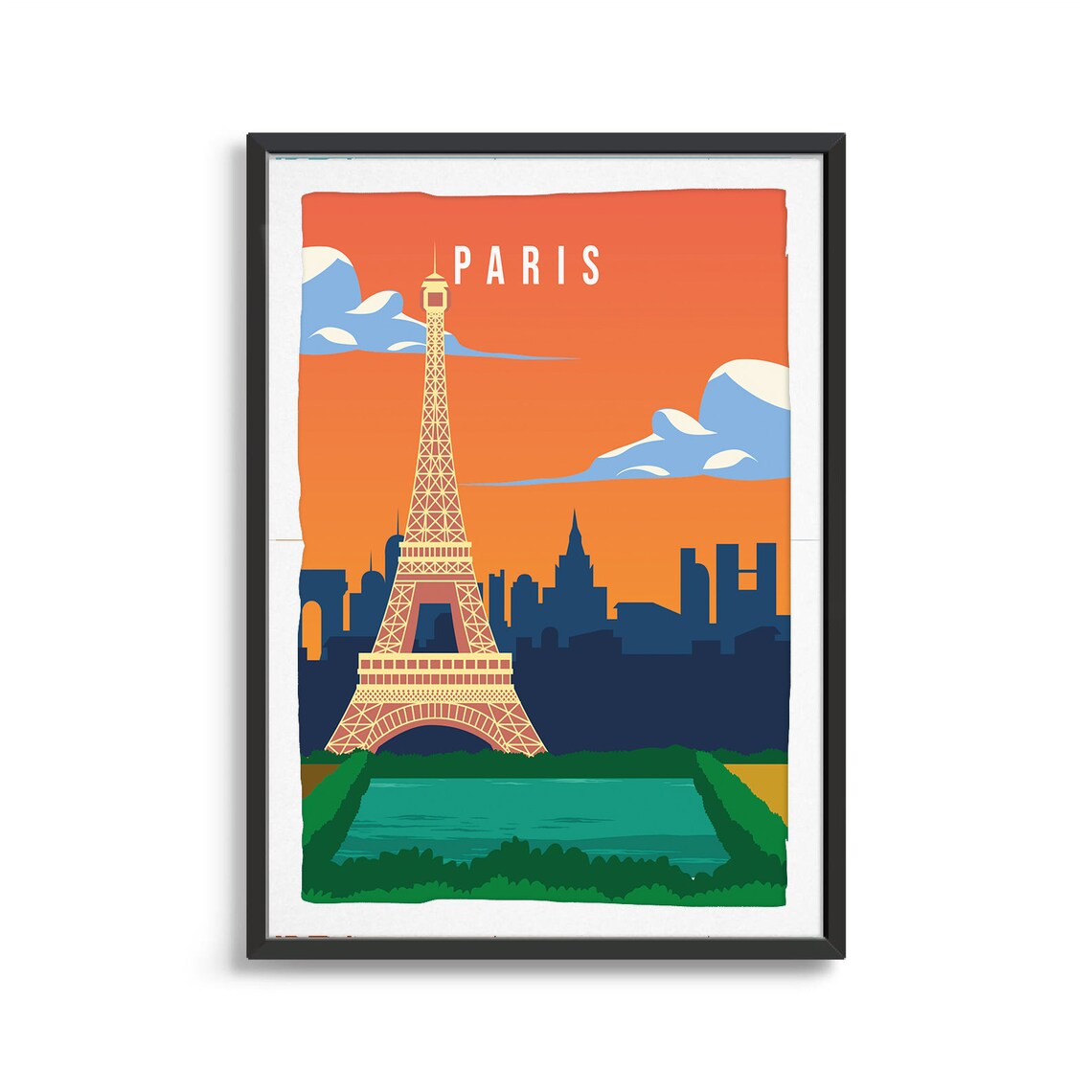 Paris City Poster, Travel Poster Art Print - Image 2