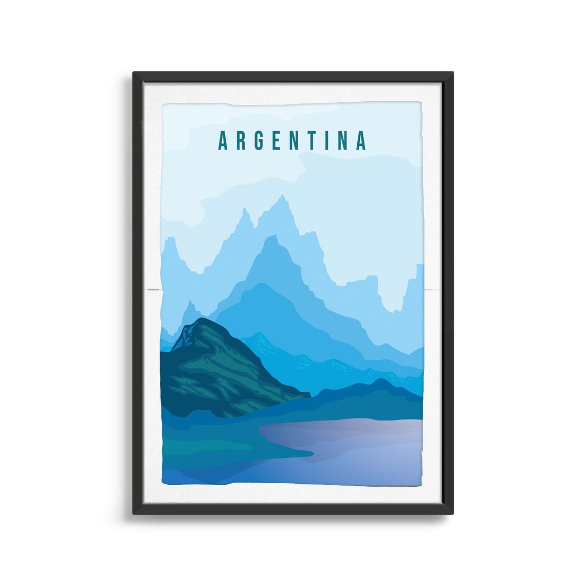 Argentina Country Poster Country Art Country Wall Art Country Print Country Poster Country Print Travel Gift Travel Illustration - Image 2