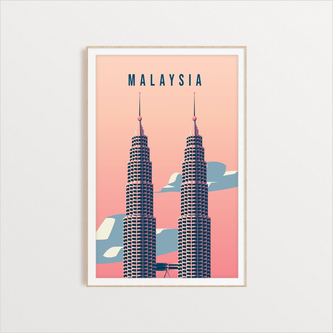 Malaysia Country Poster Art City Wall Art Country Art Country Poster Country Print Country Art Malaysia Travel Illustration - Image 2