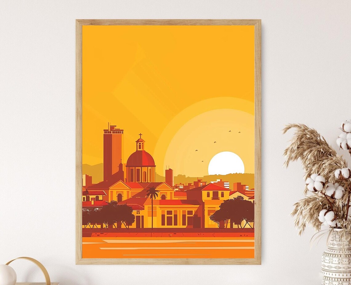 Asuncion Paraguay, Neoclassical Architecture Art Print