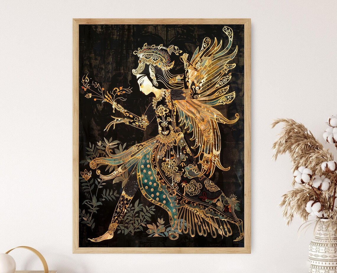 Wayang Kulit Traditional Indonesian Art Print