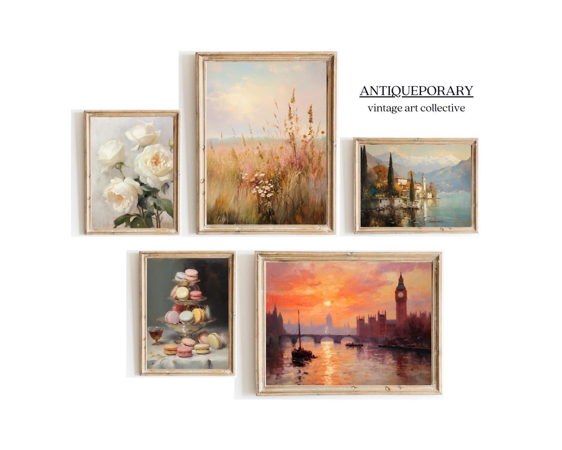 London Big Ben Sunset Thames River Impressionist Cityscape Poster - Image 2