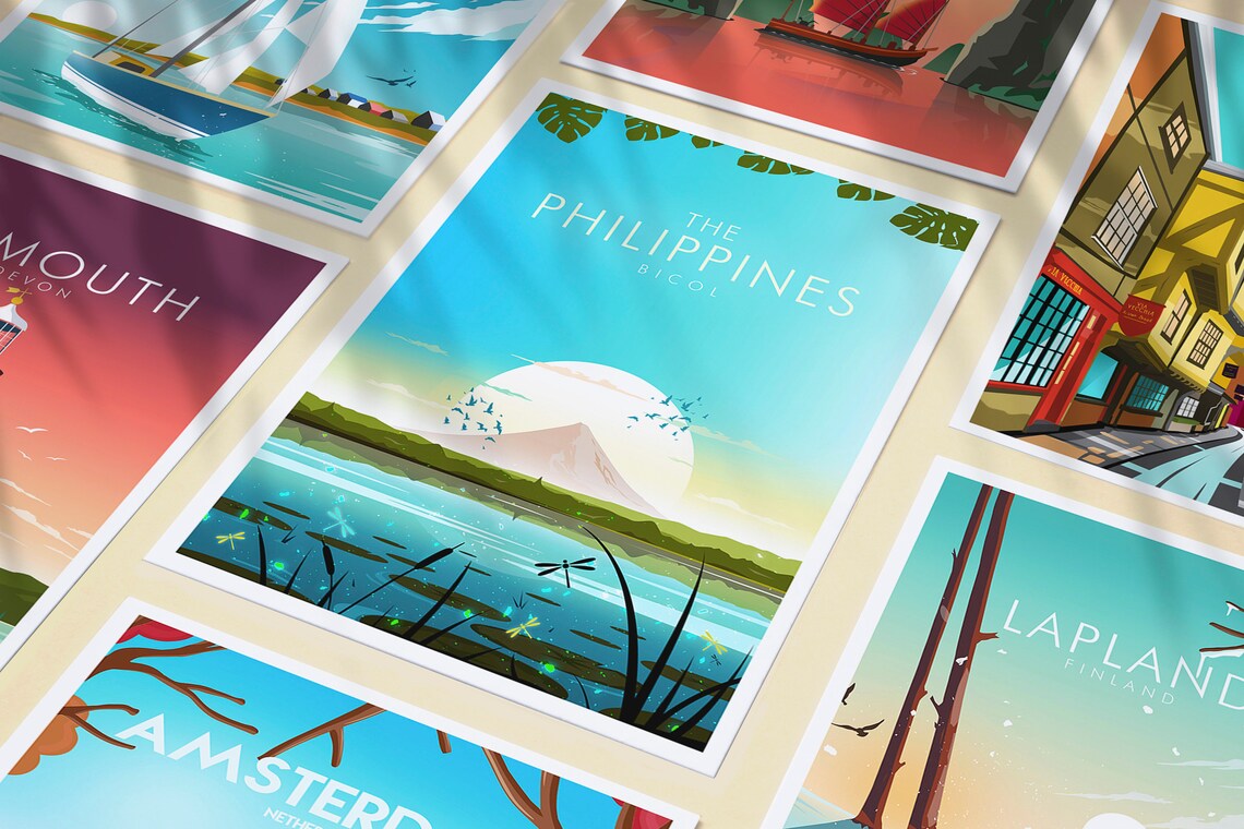 Philippines Travel Poster, Place-Inspired Wall Art - Image 3
