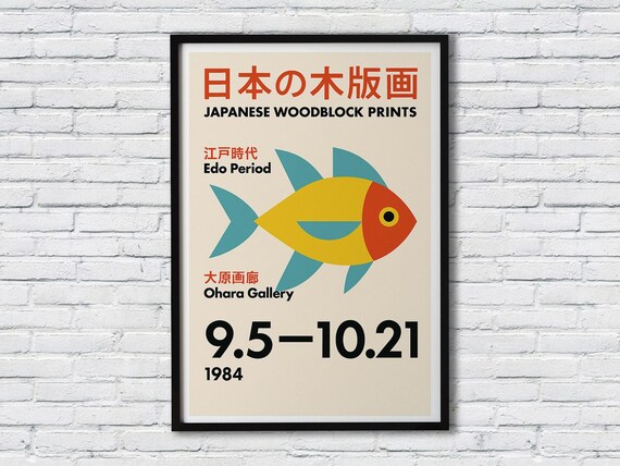 Colorful Fish Survival Guide Retro Ocean Illustration With Life Advice Coastal Kitchen Poster Framed Artwork Premium Canvas Print