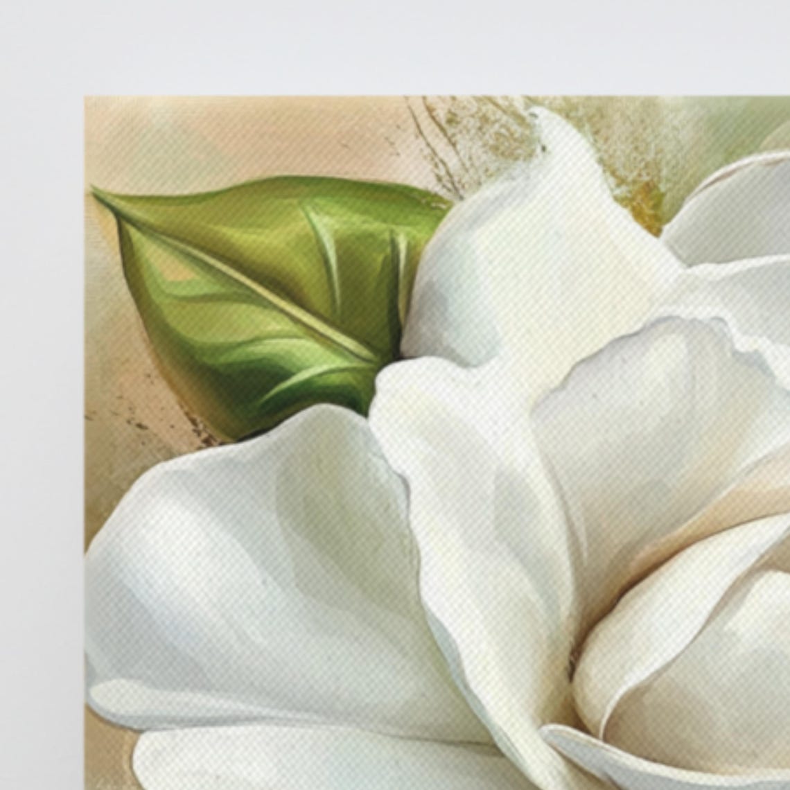 Gardenia Flower Print Flower Painting Print Wall Art Gardenia Art Gardenia Lover Gifts White Flower Wall Art - Image 3