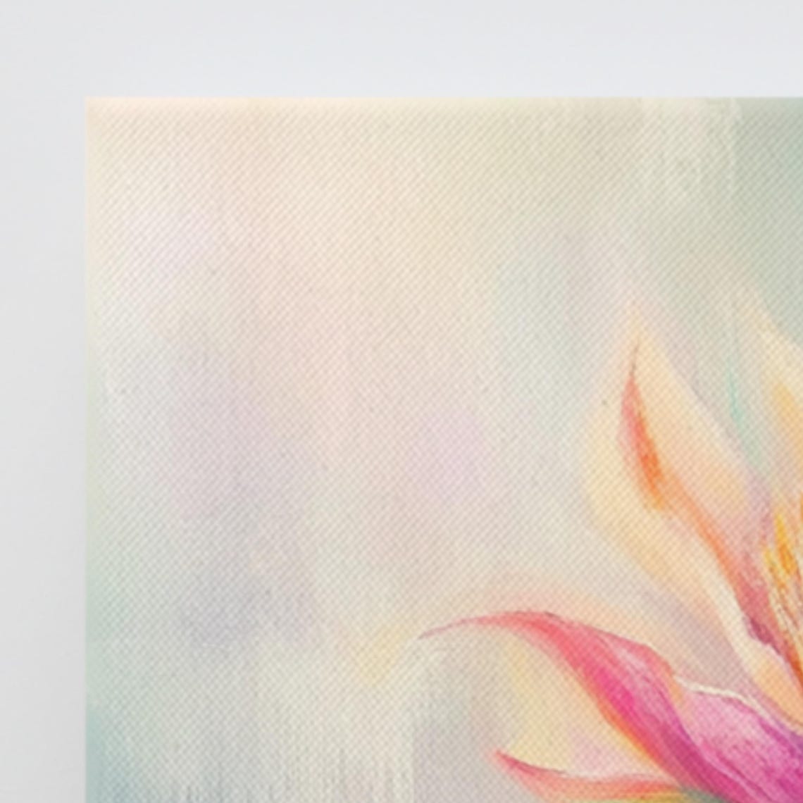 Pink Flower Wall Art Flower Painting Print Pink Flower Art Nature Wall Art Flower Wall Art Living Room Art - Image 3