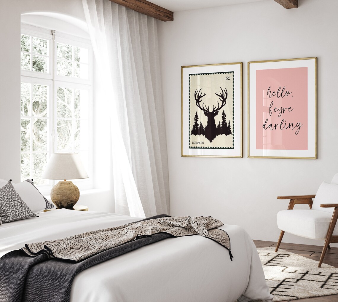 Terrasen Throne Of Glass Art Print, Bookish Decor - Image 4
