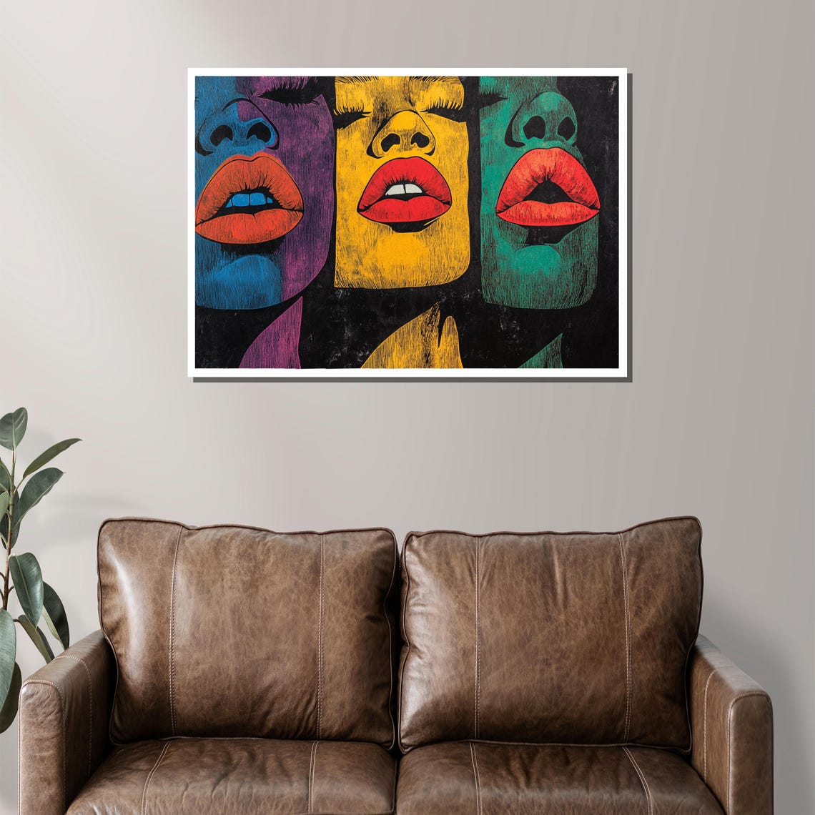 Bold Expressions In Color Pop Art Painting Gift Celebrating Diversity And Confidence - Image 2