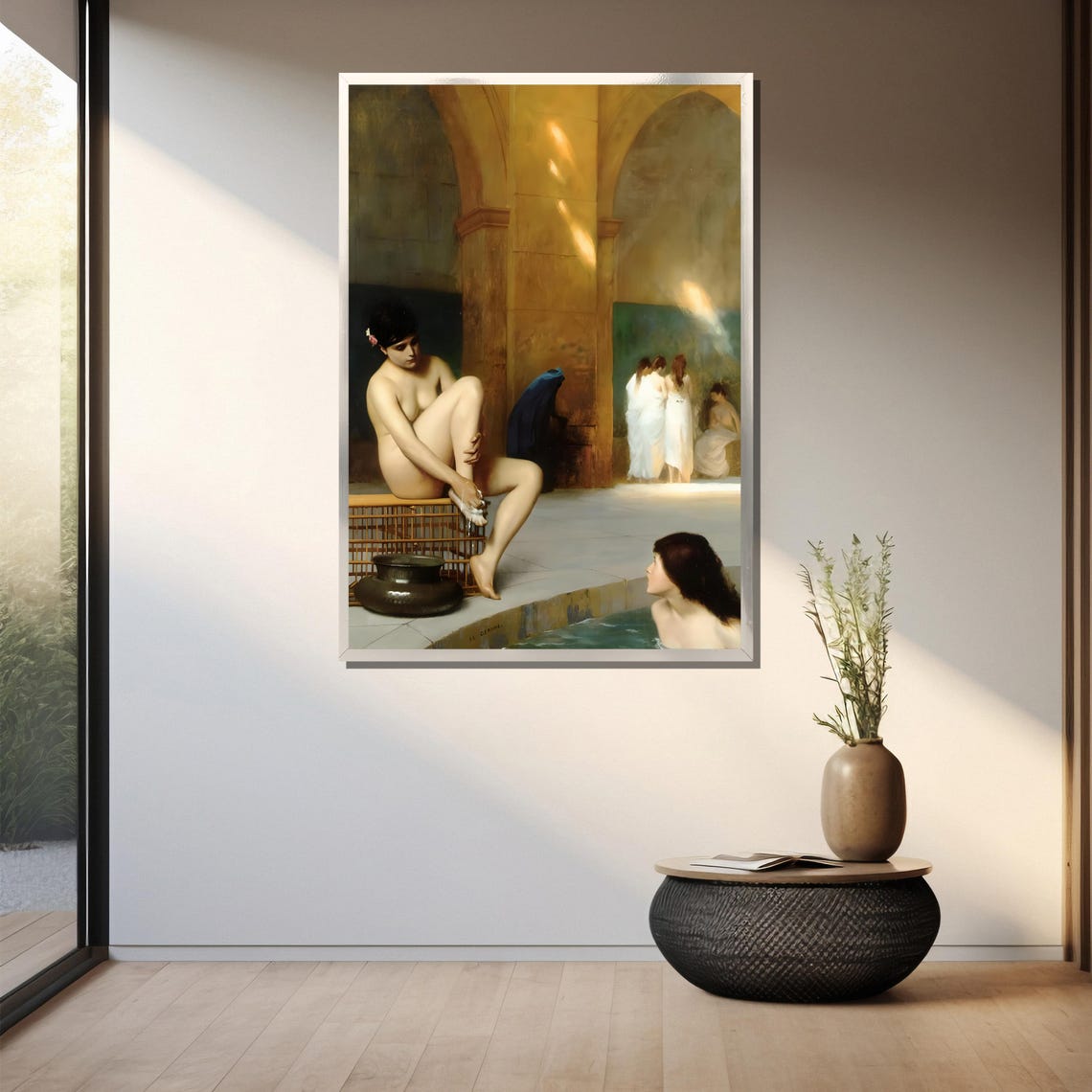 Jean-Leon Gerome Moorish Turkish Bath Classical Painting Poster - Image 3
