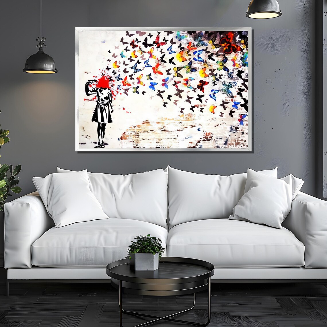 Metamorphosis Of Thoughts Butterfly Explosion Art Print - Image 3