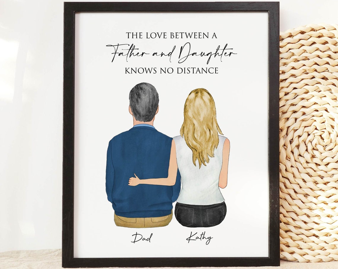 The Love Between Father And Daughter Knows No Distance Poster