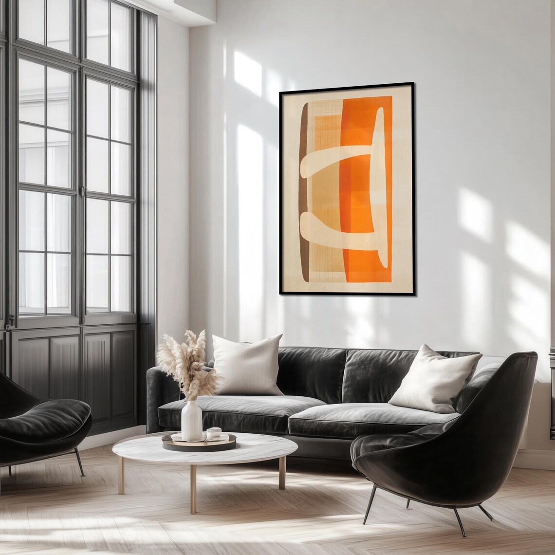 Minimalist Abstract Art, Modern Geometric Shapes - Image 3