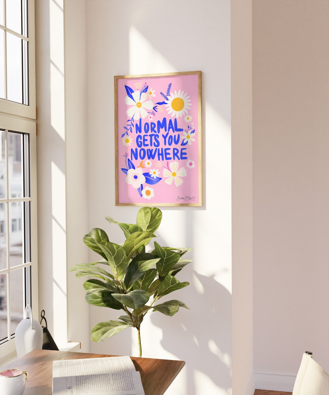 Pink Maximalist Funny Saying Quote Art Print - Image 6