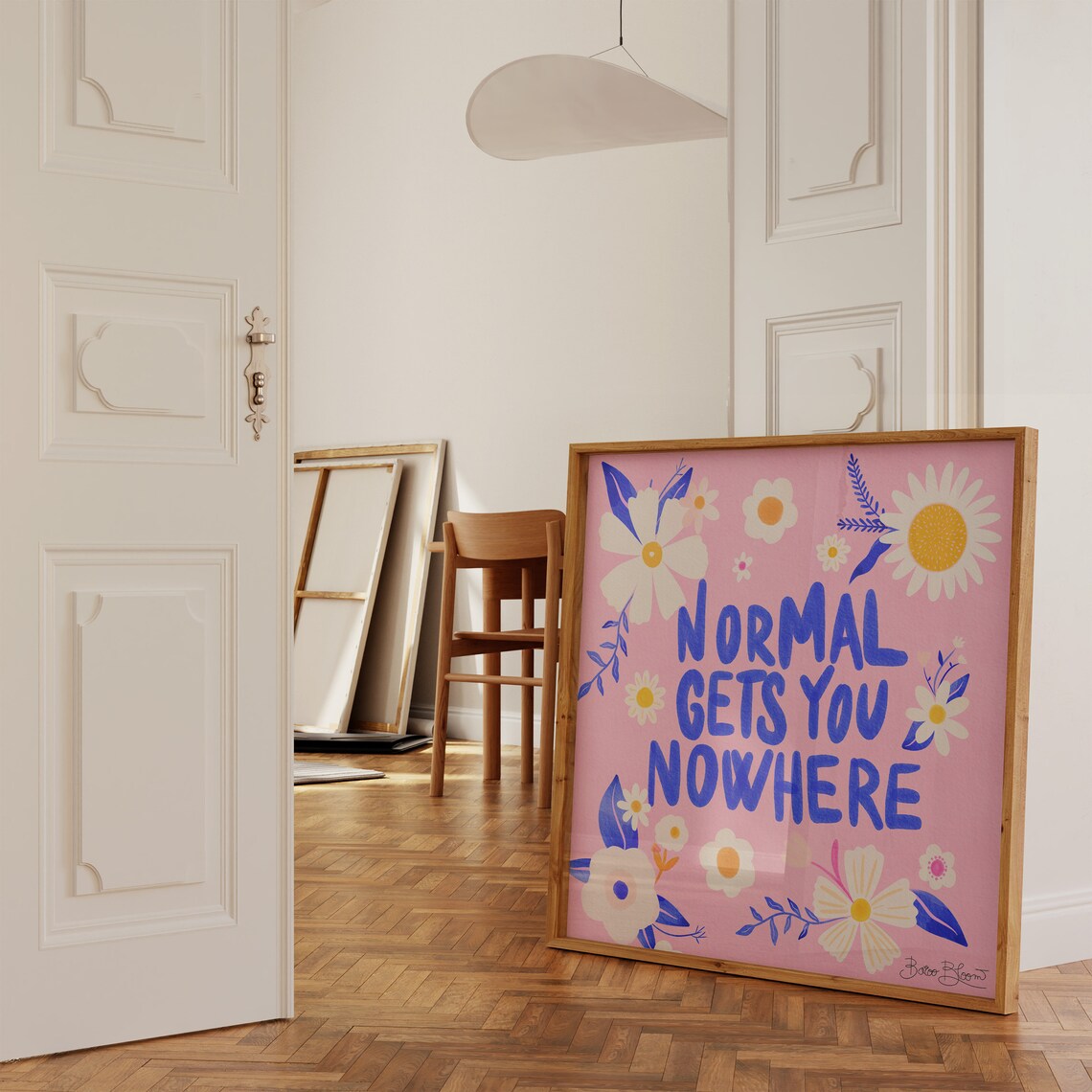 Pink Maximalist Funny Saying Quote Art Print - Image 5