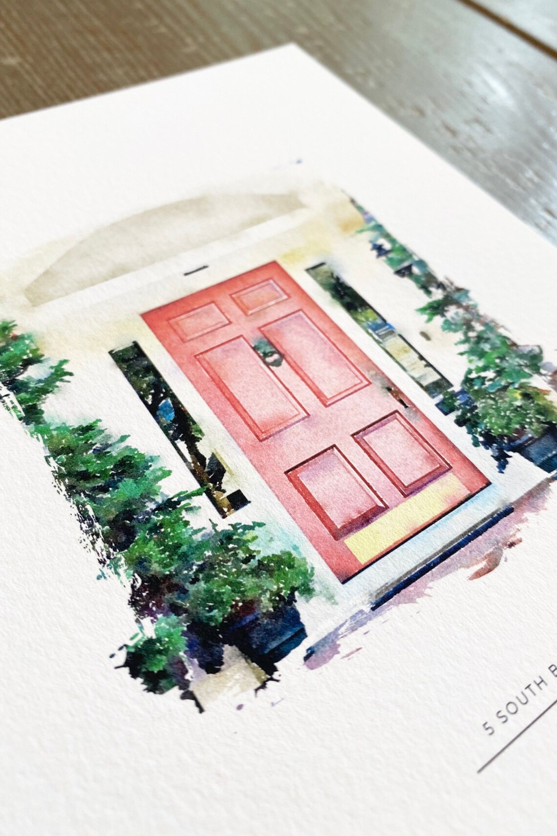 Custom House Portrait - Watercolor - Image 4