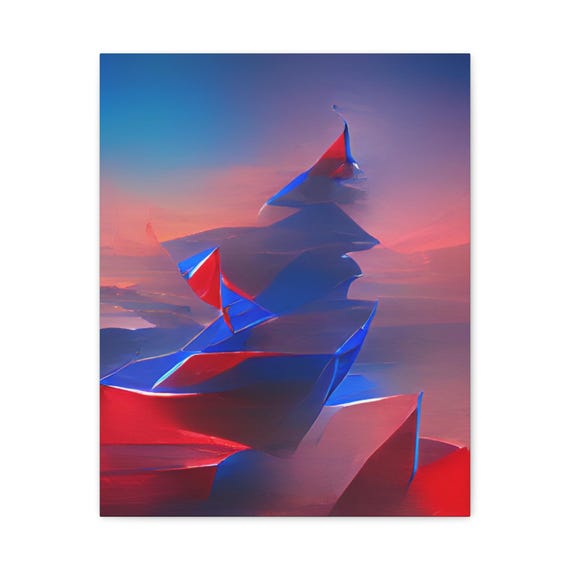 Abstract Matte Canvas Wall Art Modern Home Decor