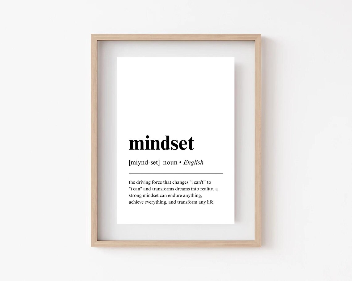 Gym Motivational Office Definition Poster, Fitness Decor