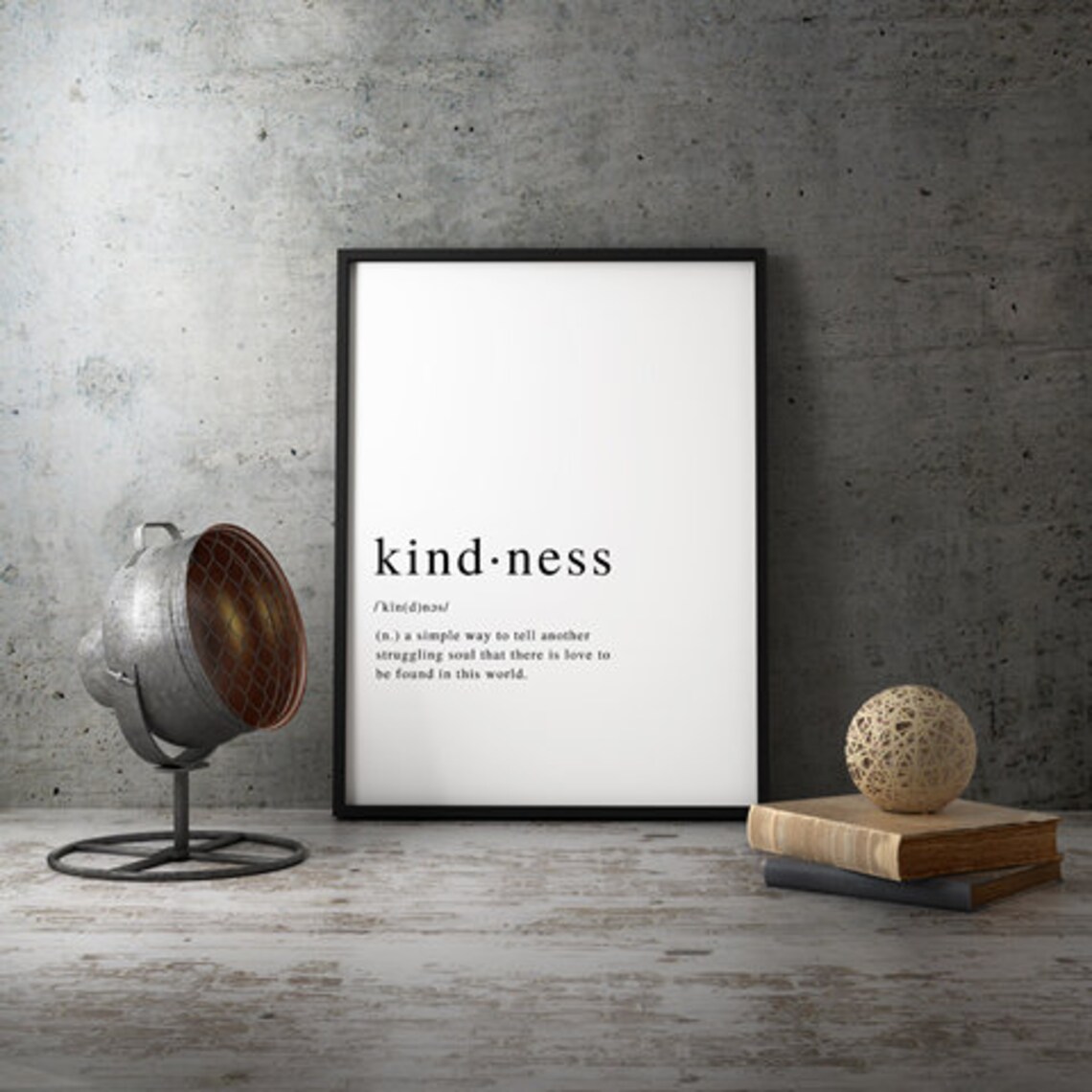 Kindness Quote, Motivational Typography Art