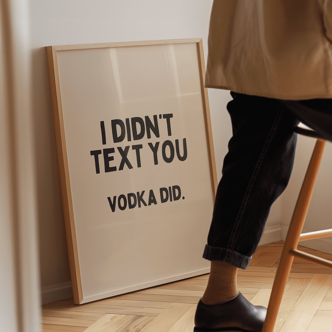 Overworked And Underfucked Sarcastic Quote Poster In Purple Typography Art - Image 2