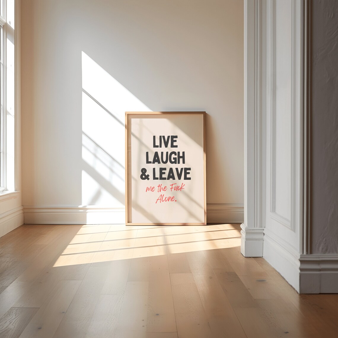 My New Fragrance Leave Me The FuCologne Funny Perfume Pun Quote Poster - Image 2