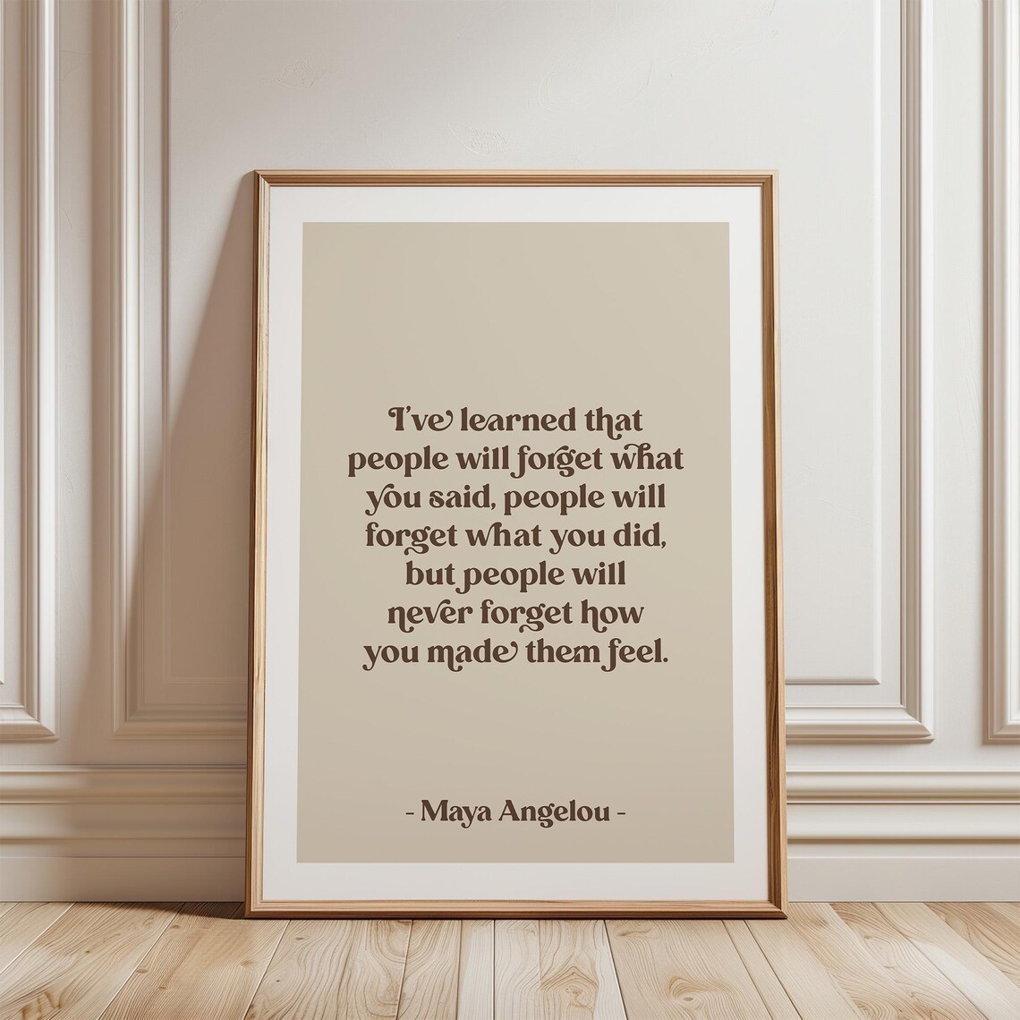 Maya Angelou Quote Print, Minimalist Inspirational Wall Art - Image 3