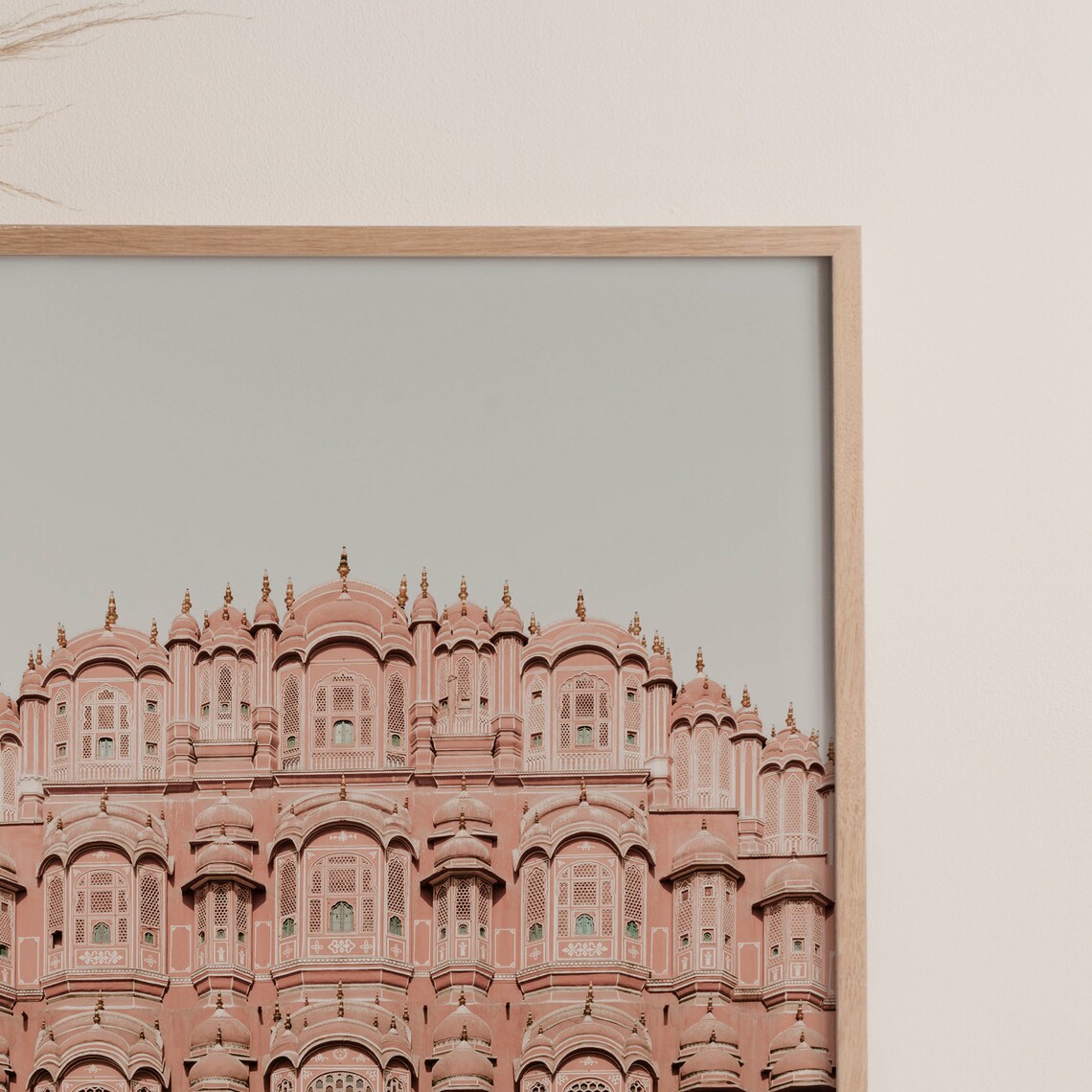 Hawa Mahal Palace of Winds Facade in Jaipur India Landmark Poster - Image 2