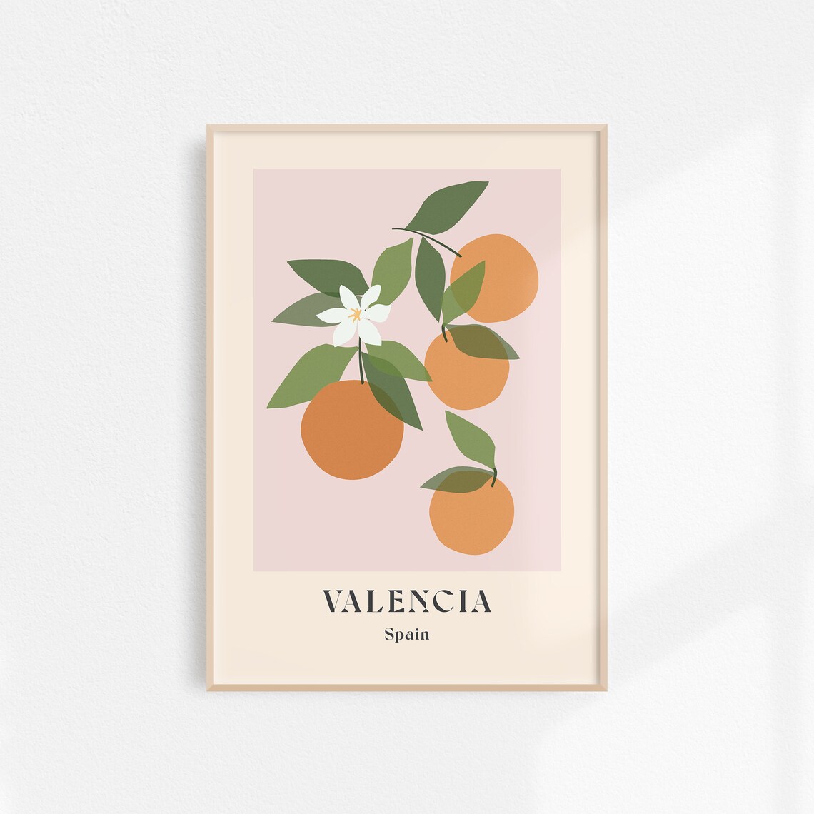 Valencia Vintage Travel Poster, Spain Art Print