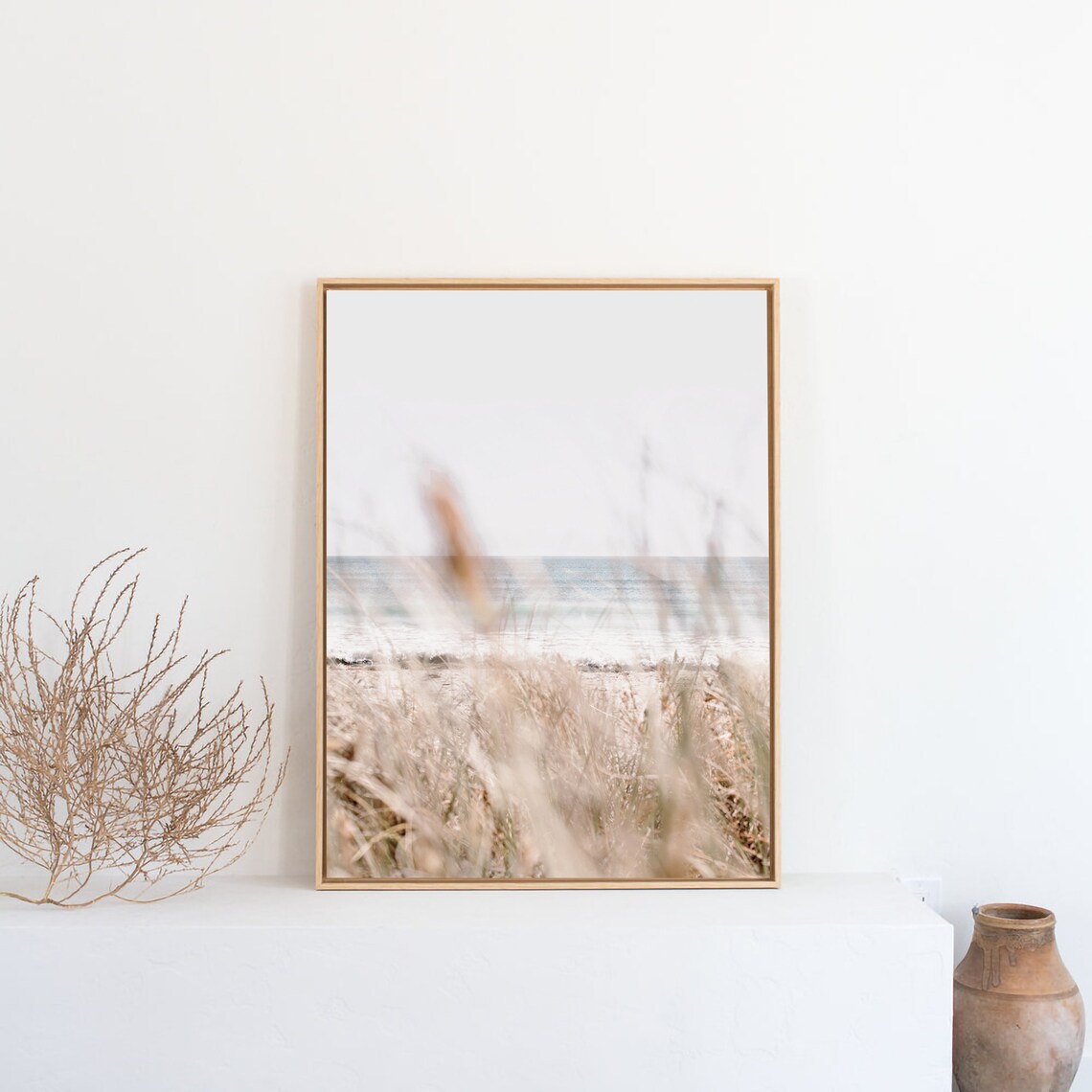 Beach Grass Print, Boho Coastal Wall Art - Image 2