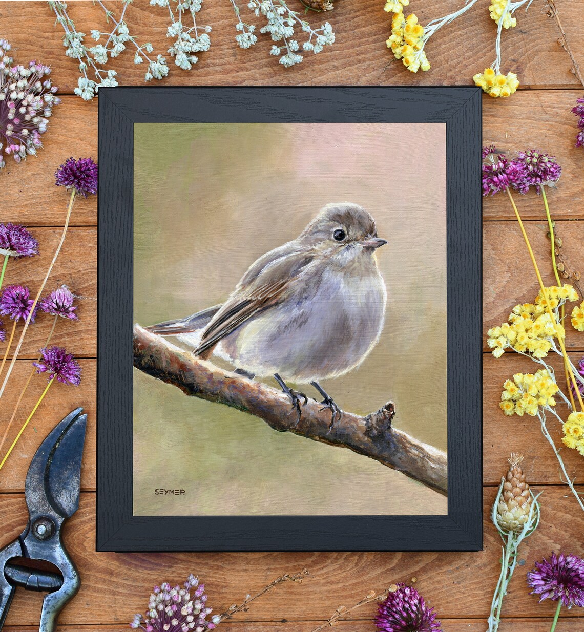 Vintage Bird Oil Painting, Farmhouse Wall Art Print - Image 6