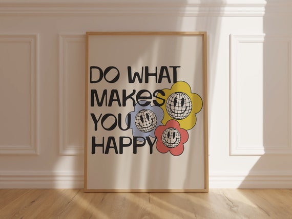 Retro Quote Wall Art Print Wall Art Motivational Quote Print Retro Poster Posters And Prints Wall Art Print