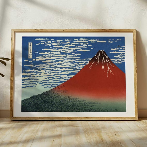 Katsushika Hokusai, Mount Fuji Vintage Japanese Art
