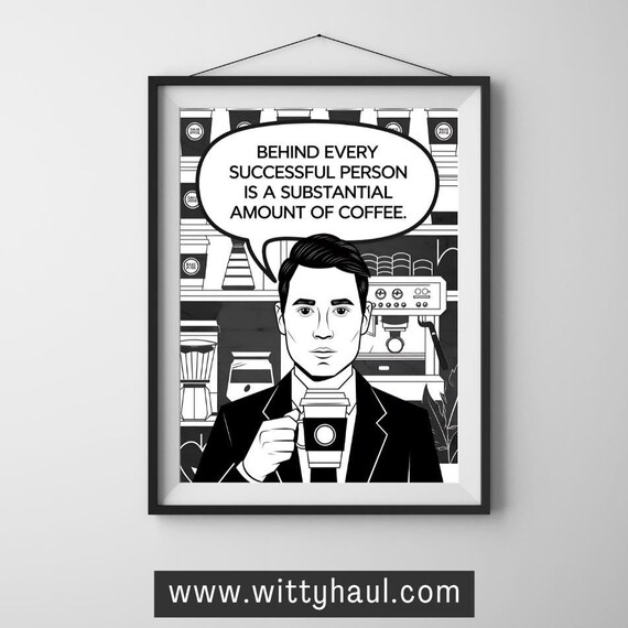 Coffee Art Print Minimalist Coffee Poster Coffee Wall Art Coffee Bar Print Coffee Poster Coffee Lover Gift Kitchen Print Art
