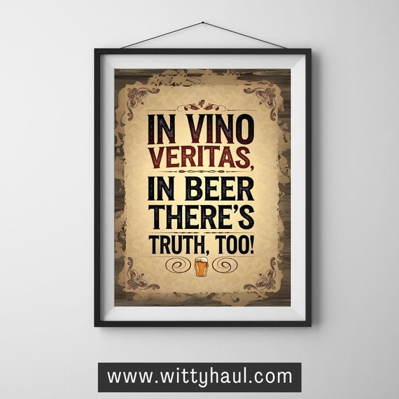 Beer Wall Art Beer Humour Beer Prints Beer Decor Beer Art Print Beer Poster Beer Gift Beer Lover Beer Room Funny Beer Jokes Puns