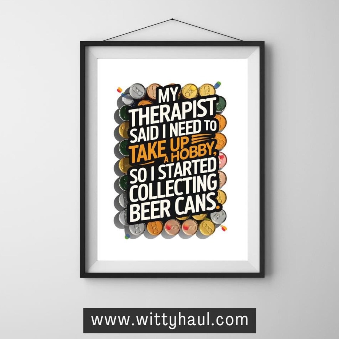 Beer Wall Art, Funny Beer Humor Poster Print
