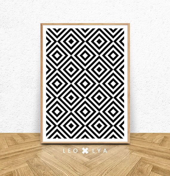 Scandinavian Print Geometric Wall Art Abstract Print Scandinavian Art Large Wall Art Abstract Art Print Geometric Art