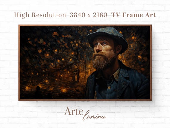 Frame Tv Art Rustic Candlelight Portrait Vintage Oil Style Scene For Frame Tv Art 18