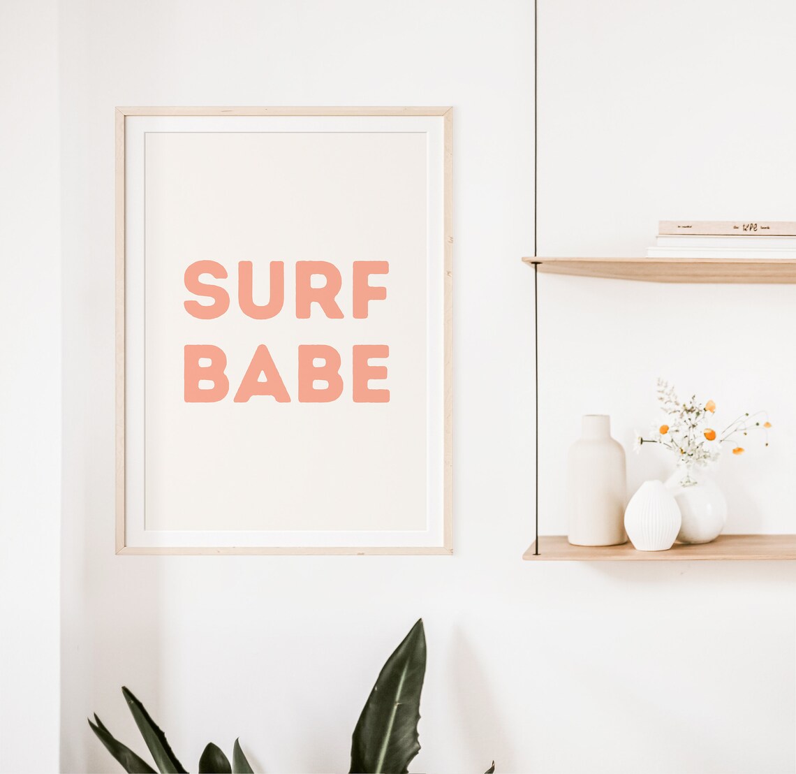 Surf Babe Boho Art Print, Girls Nursery Decor - Image 2