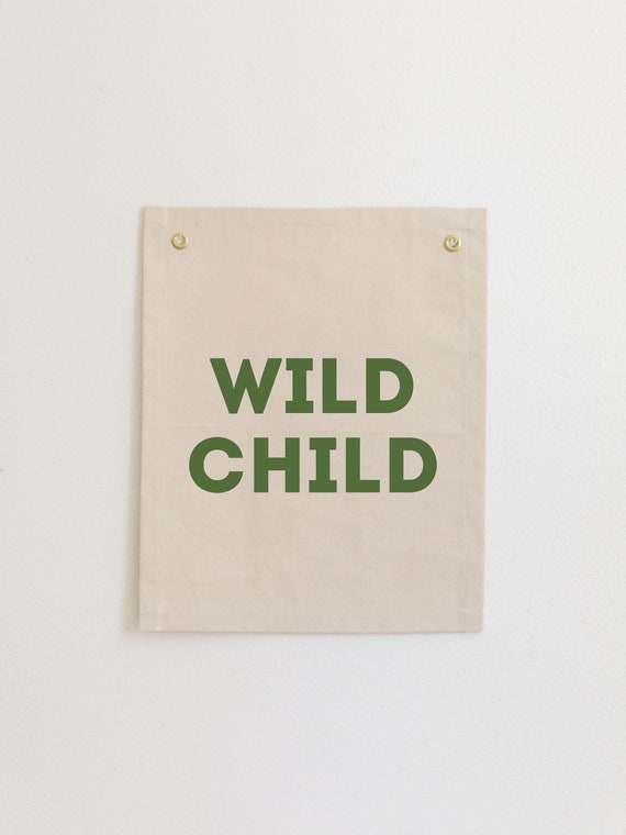 Wild Child Nursery Wall Art, Neutral Nursery Decor