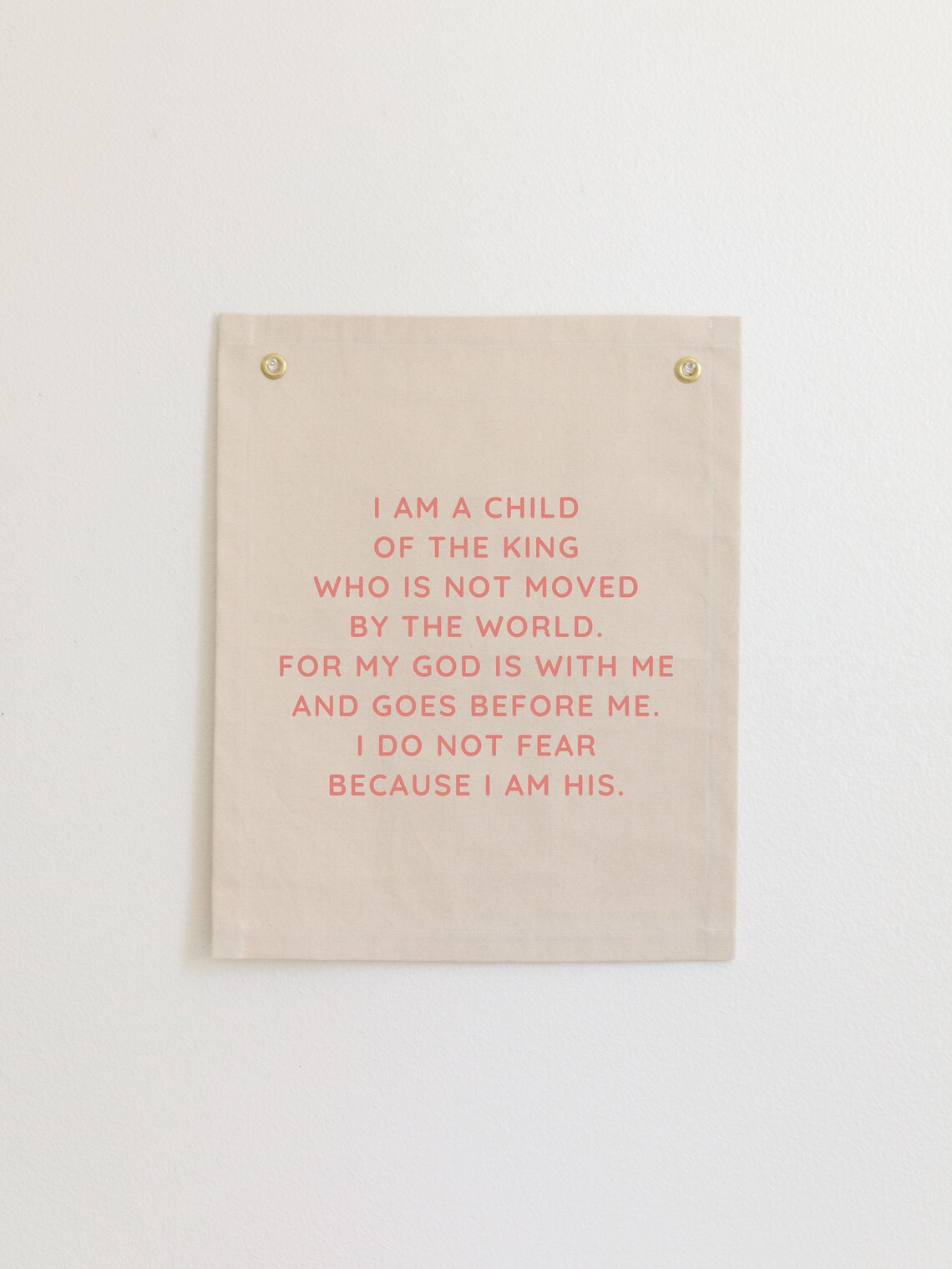 I Am A Child Of The King Nursery Scripture Banner - Image 3