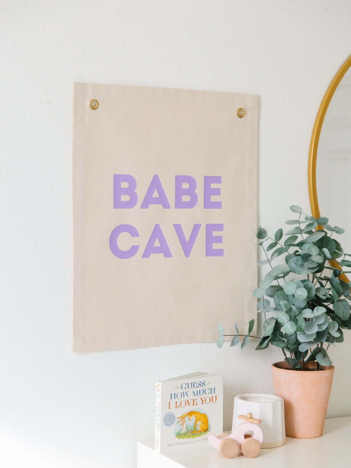 Babe Cave Nursery Wall Art, Modern Girl Room Decor - Image 3