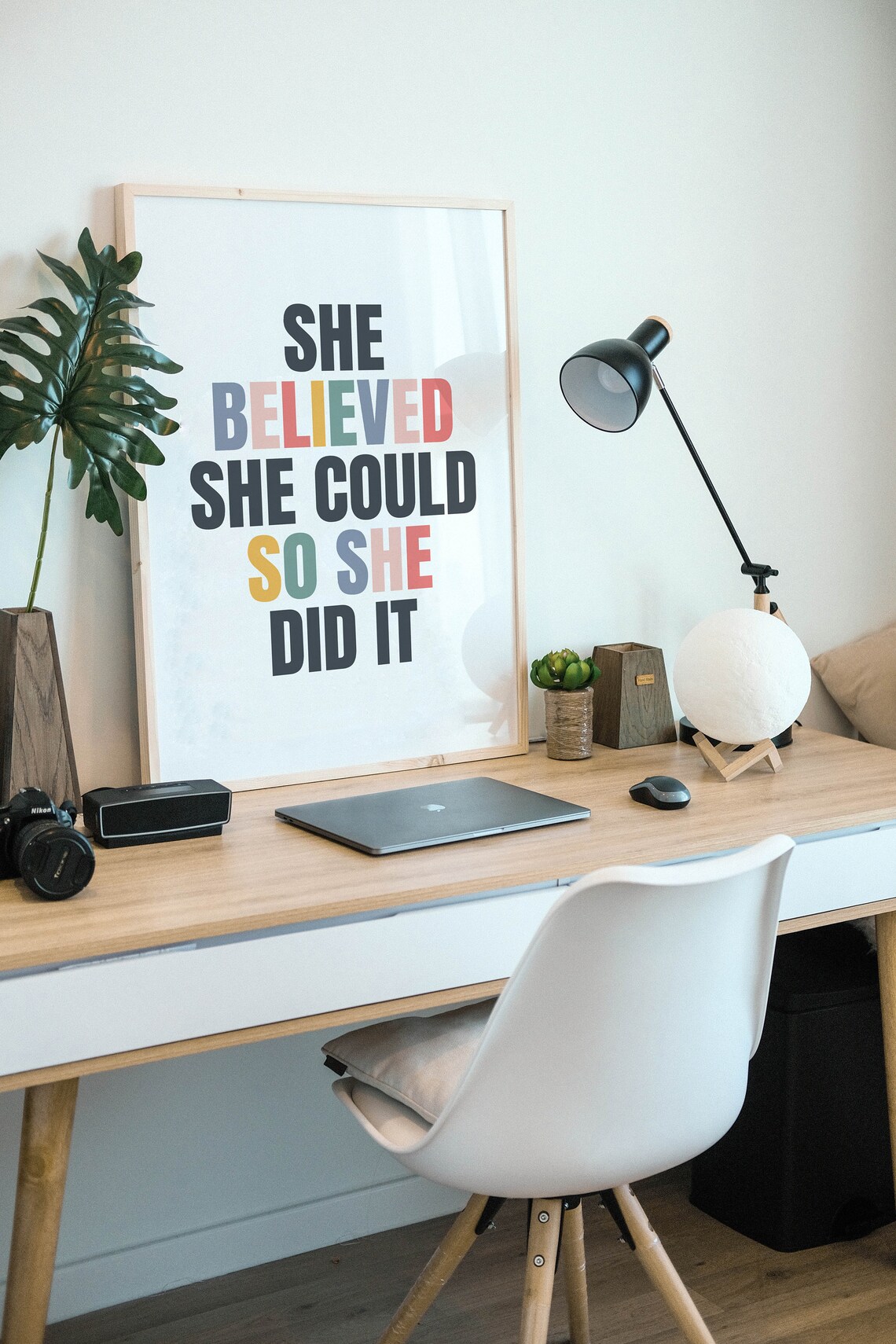 She Believed She Could Girl Power Art Print - Image 2