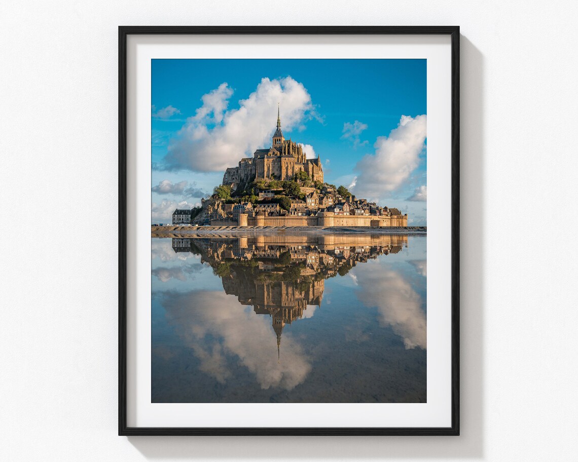 Mont Saint Michel Photo Print, France Wall Art